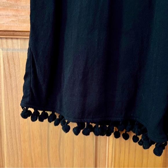 Zara black pompom cropped jumpsuit - Picture 5 of 7